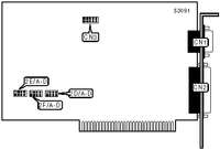 AMDEK CORPORATION   286 DUAL SERIAL/PARALLEL INTERFACE BOARD