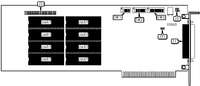 DECISION COMPUTER INTERNATIONAL CO., LTD.   PCCOM 8-BIT ISA 8-PORT DB-37 RS-232/422