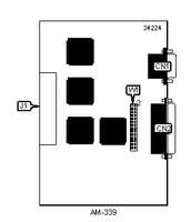 ALPHA MICROSYSTEMS   AM-338, AM-339 RJE BOARD SET