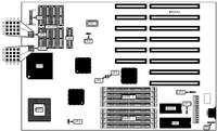 FUJIKAMA USA, INC.   80486DX-33/50MHz CONTAQ MAIN BOARD