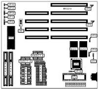 UNIDENTIFIED   80286 MAIN BOARD