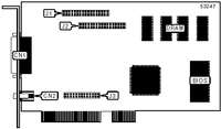 DIAMOND MULTIMEDIA SYSTEMS, INC. [VGA, XVGA] STEALTH 3D 2000 ( WITHOUT MEMORY UPGRADE SOCKETS)