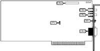 VTECH INDUSTRIES, INC. [Monochrome, CGA] LASER XT/3 MONOCHROME GRAPHICS/COLOR GRAPHICS CARD